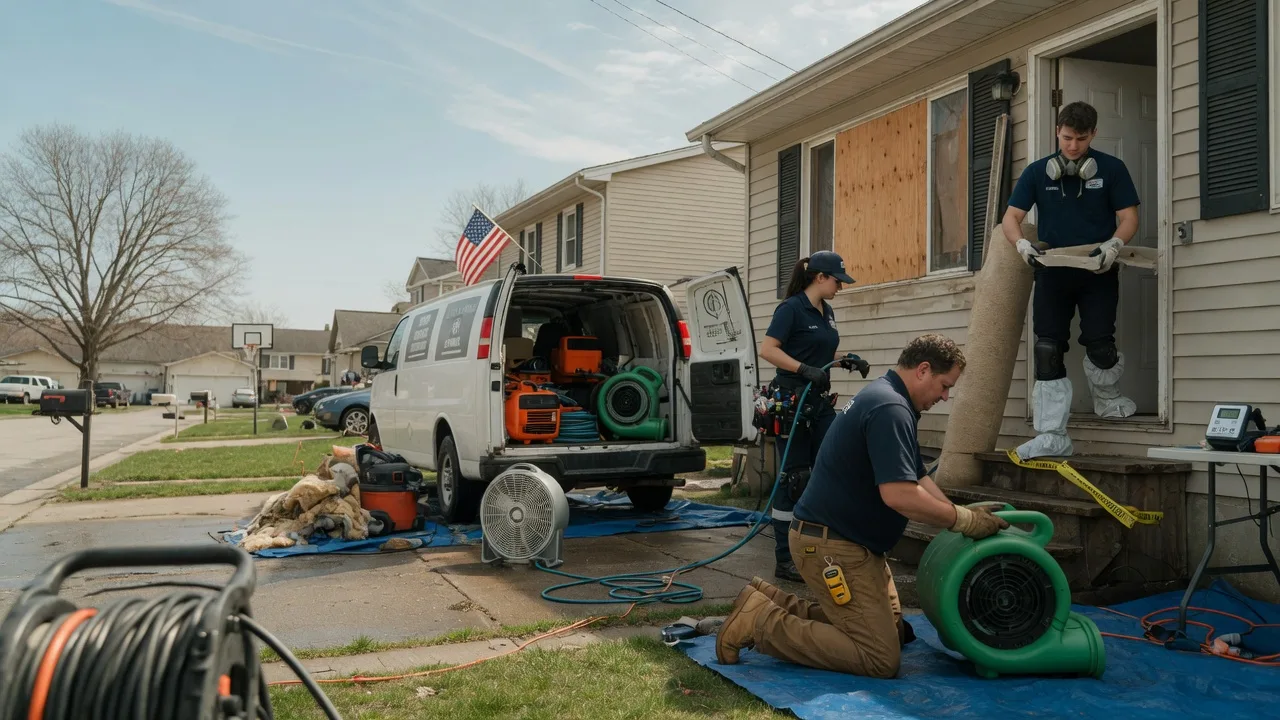 Water Damage Restoration in Belle Center, OH near me